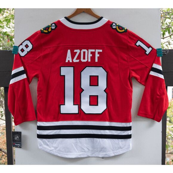 Fanatics NWT #18 Chicago Blackhawks NHL Breakaway Jersey Red‎ Size L - Picture 11 of 11
